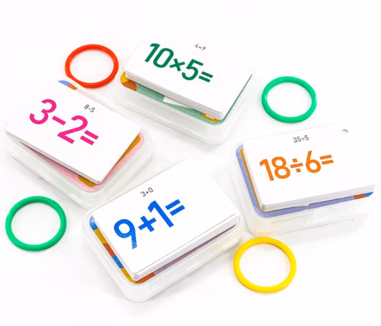 カスタム OEM 子供トランプ印刷紙ボードゲーム子供教育学習カード梱包ポーカーゲームカードフラッシュカード